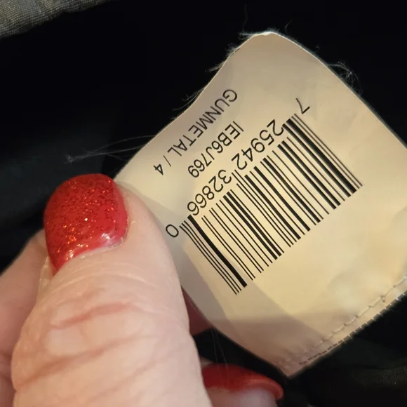 BCBGMaxAzria Gunmetal Floral One Shoulder Dress - Picture 11 of 13